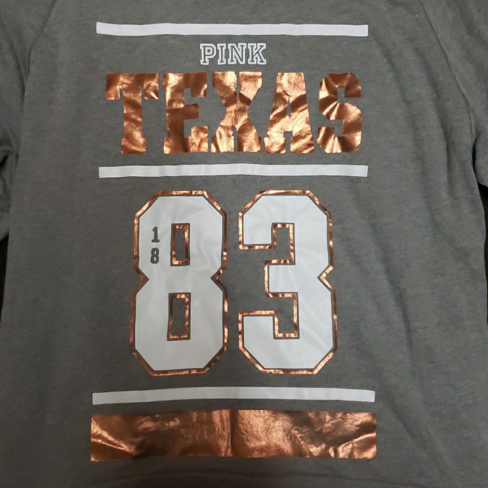 Large Pink Longhorns Texas sweater